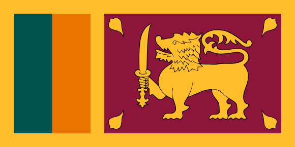Flagge Sri Lankas