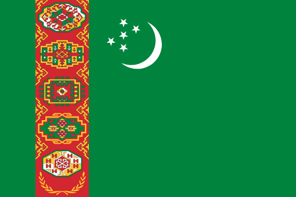Turkmenistans flag