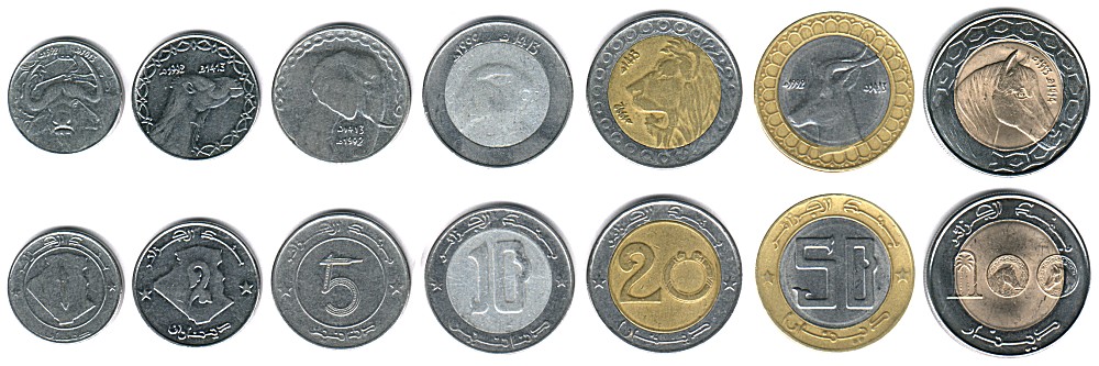 Algerian Dinar Currency Flags Of The World