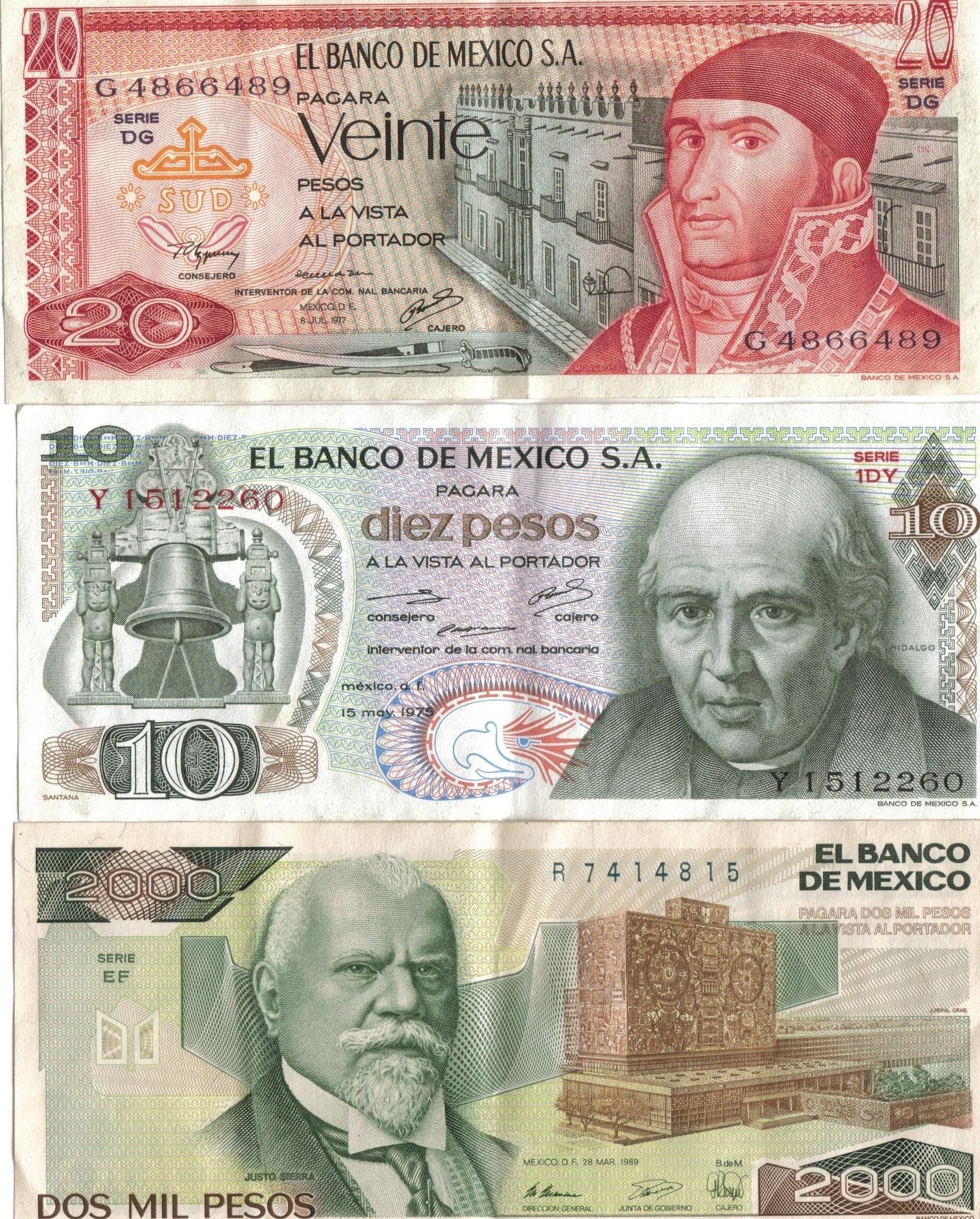 Mexican Currency Pictures 105