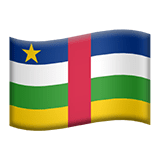 Central African Republic Apple Emoji