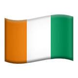 Côte d'Ivoire (Ivory Coast) Apple Emoji