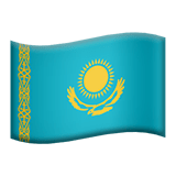Kazakhstan Apple Emoji