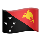 Papua New Guinea Apple Emoji