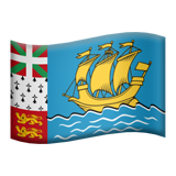 Saint Pierre and Miquelon Apple Emoji