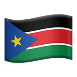 South Sudan Apple Emoji