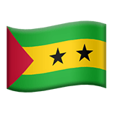 São Tomé and Príncipe Apple Emoji