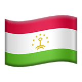 Tajikistan Apple Emoji