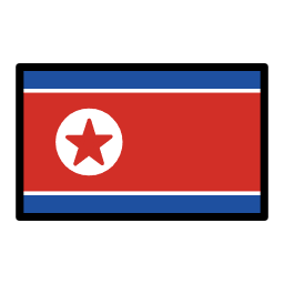 North Korea OpenMoji Emoji