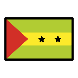 São Tomé and Príncipe OpenMoji Emoji