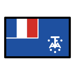French Southern and Antarctic Lands OpenMoji Emoji