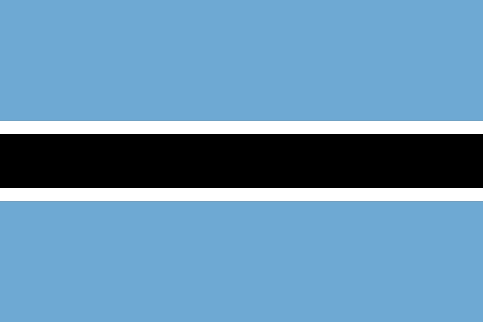 Flag of Botswana | Flagpedia.net