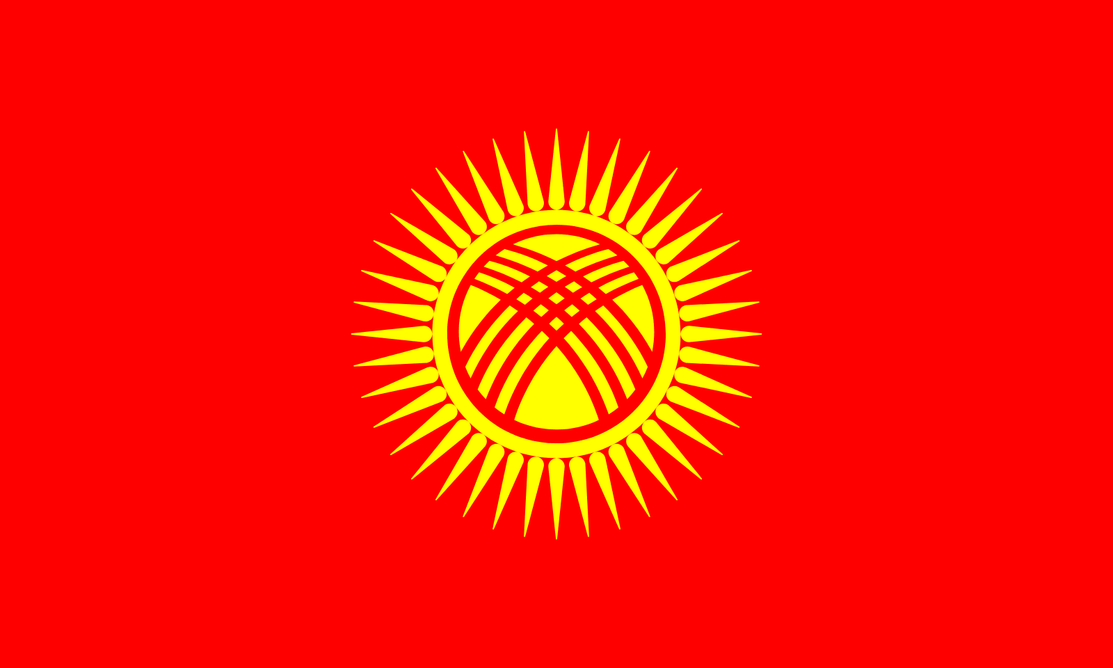Flag Of Kyrgyzstan Flagpedia Flag Of Kyrgyzstan Flagpedia
