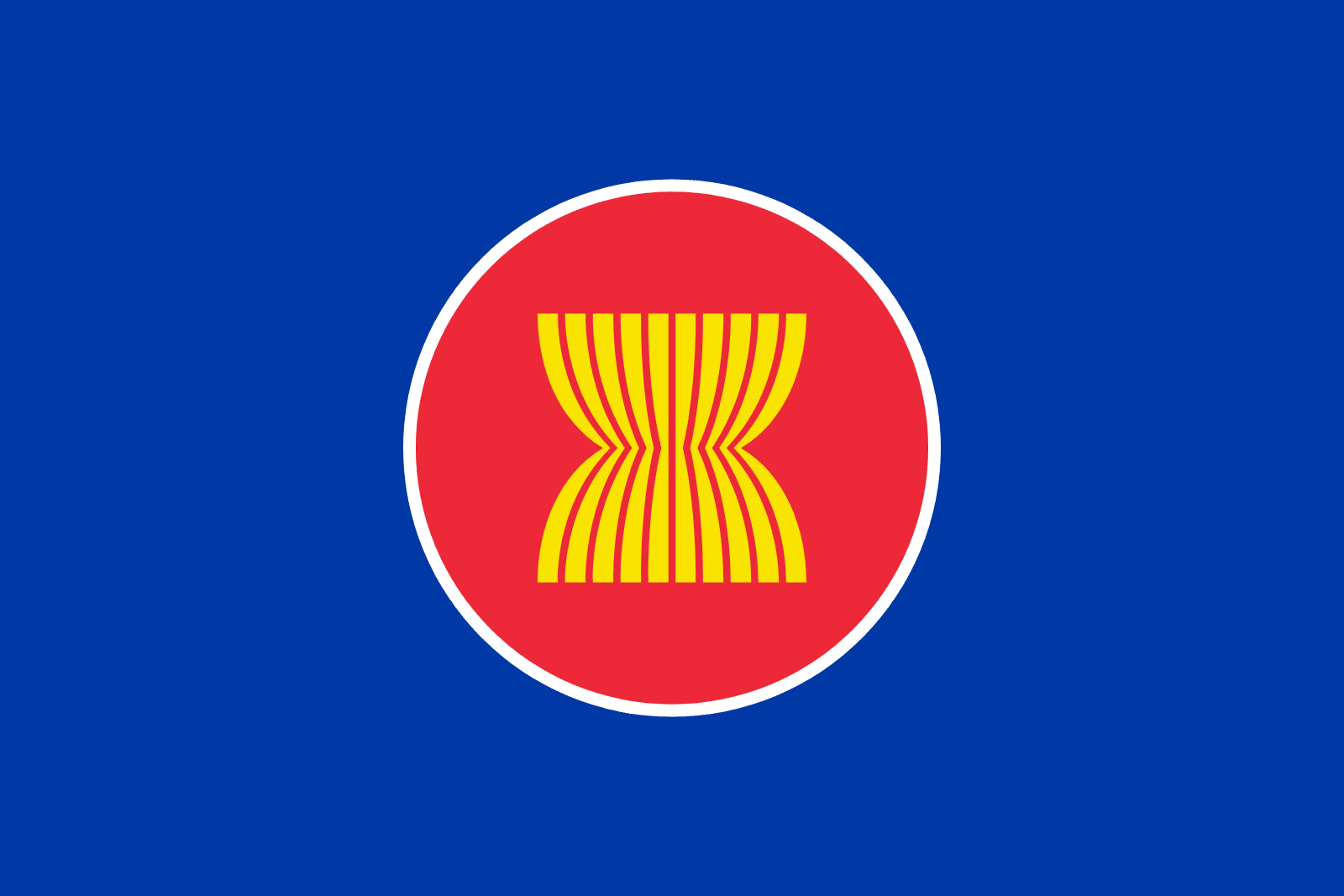 asean flags with names