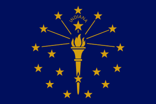 Flag of Indiana